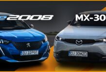 Test comparativ Peugeot e-2008 vs Mazda MX-30